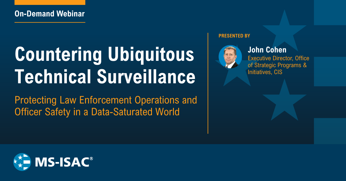 Countering Ubiquitous Technical Surveillance